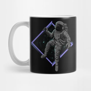 astronaut and dimension square door Mug